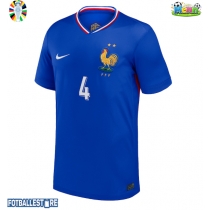 Frankrike Dayot Upamecano #4 Hjemmedrakt EM 2024 Kortermet